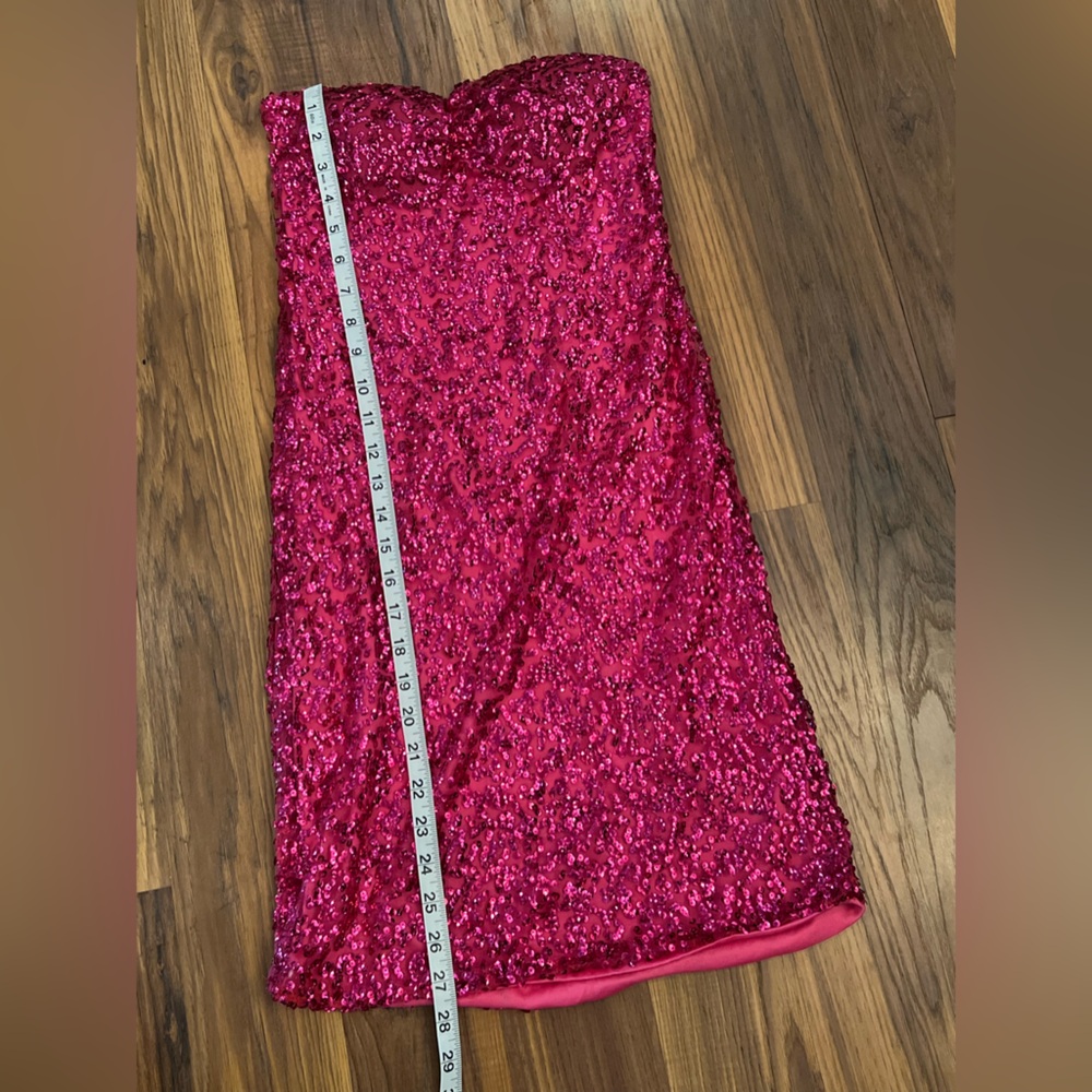 Sugar and spice pink sequin mini dress